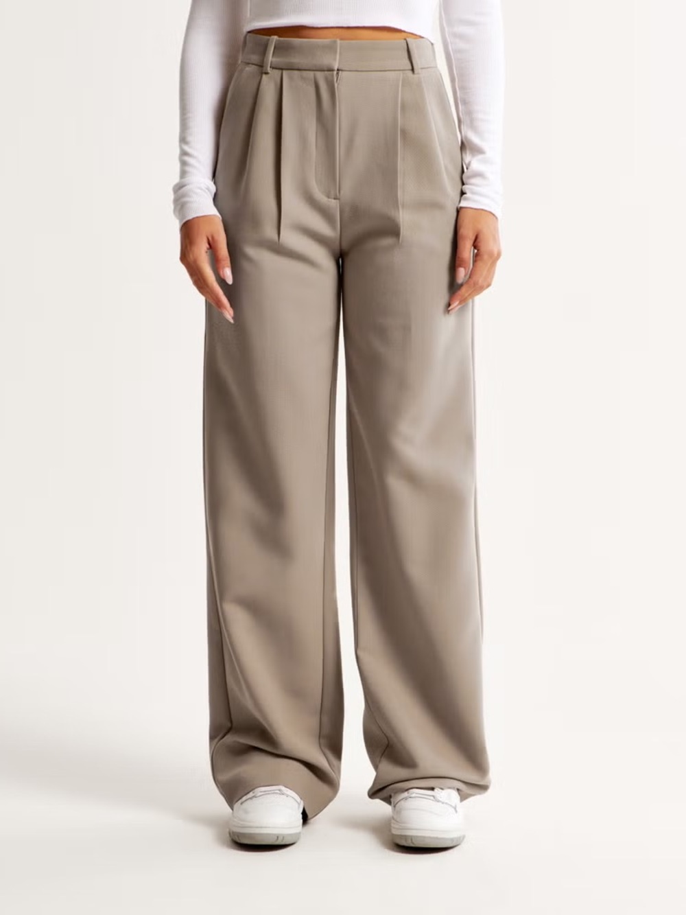 Abercrombie & Fitch Sloane Tailored Wide Leg Pants Size 33